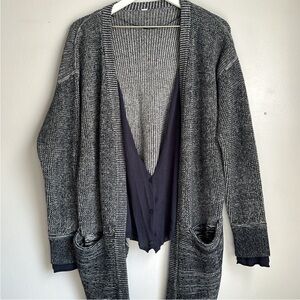 Lululemon open layered cardigan Blue size Small